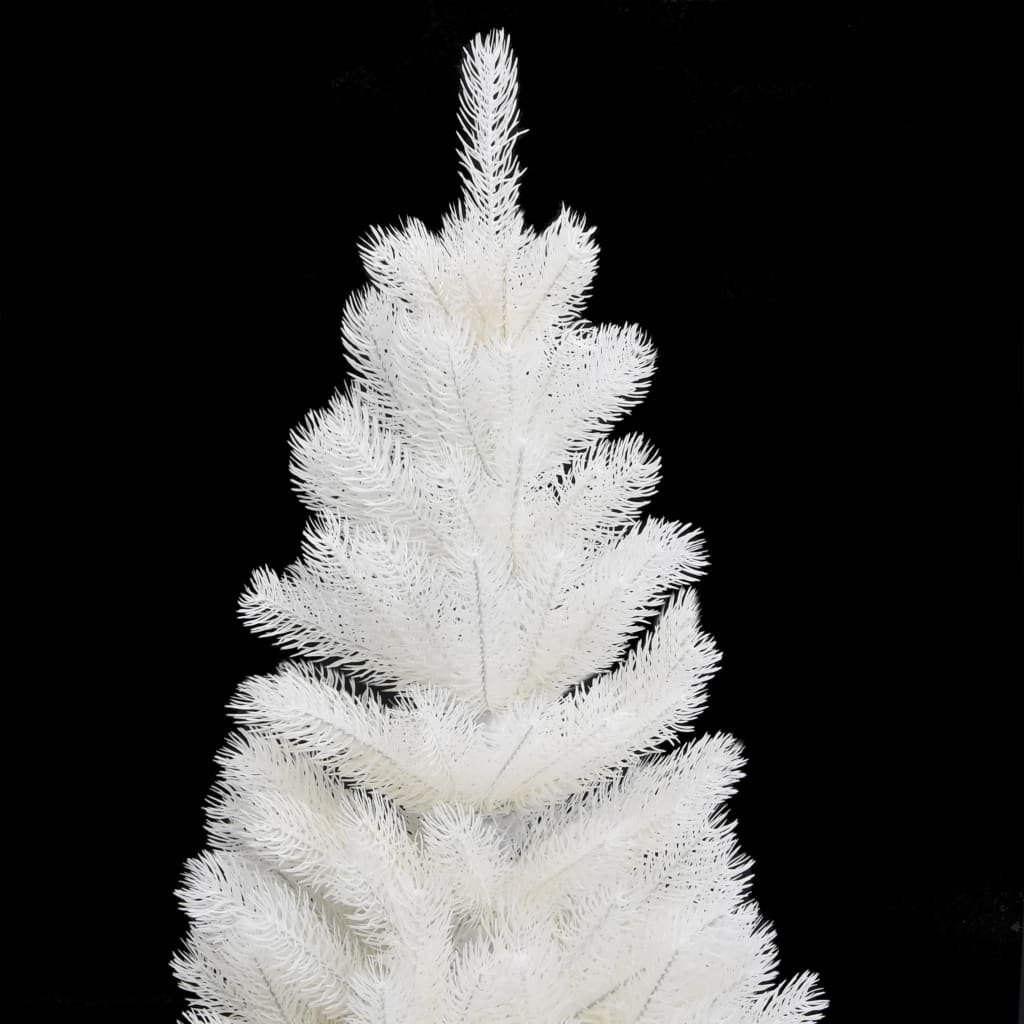 Vidaxl kunstkerstboom avec éclairage et balles de Noël 90 cm blancs