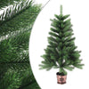 Vidaxl kunstkerstboom avec éclairage et balles de Noël 90 cm verts