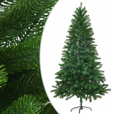 Vidaxl kunstkerstboom avec éclairage et balles de Noël 150 cm verts