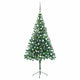 Vidaxl kunstkerstboom avec éclairage et balles de Noël 546 branches 180 cm