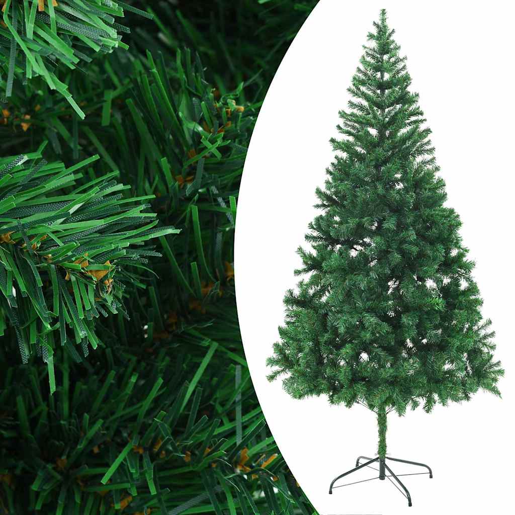 Vidaxl kunstkerstboom avec éclairage et balles de Noël 910 branches 210 cm