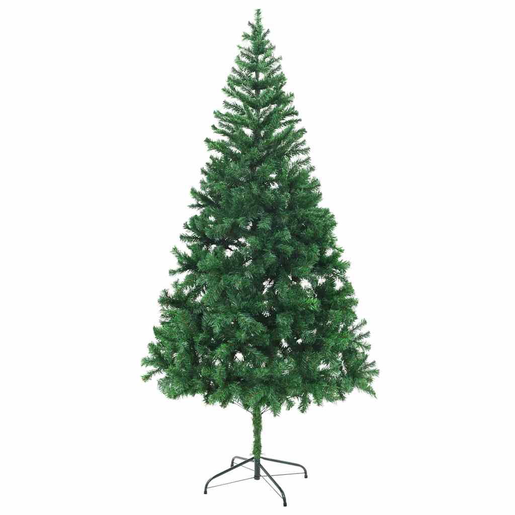Vidaxl kunstkerstboom avec éclairage et balles de Noël 910 branches 210 cm
