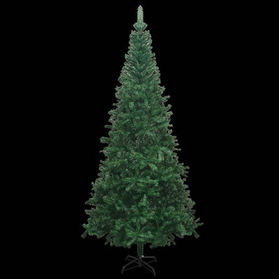 Vidaxl kunstkerstboom avec éclairage et balles de Noël l 240 cm vert