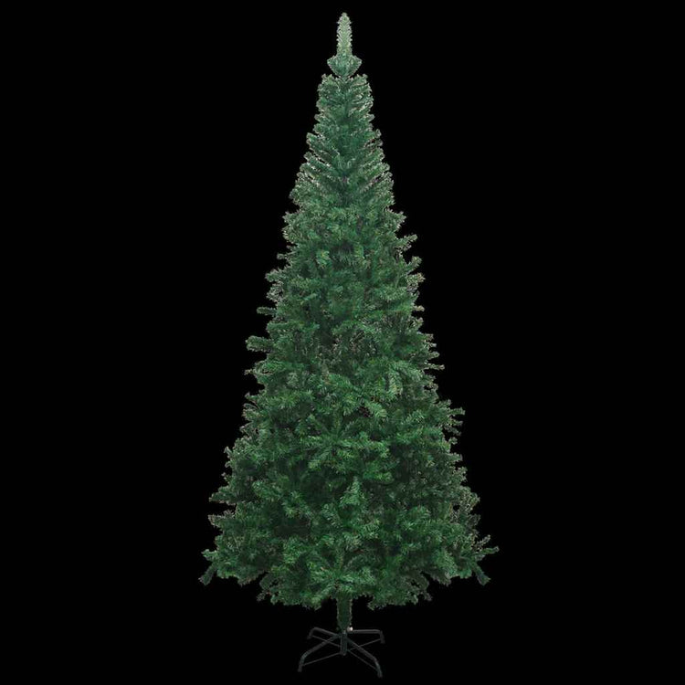 Vidaxl kunstkerstboom avec éclairage et balles de Noël l 240 cm vert