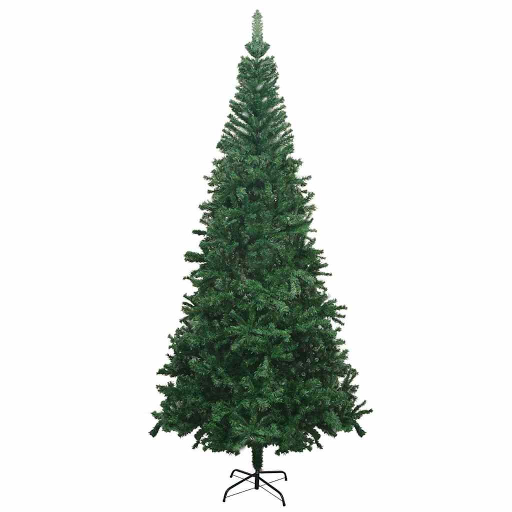 Vidaxl kunstkerstboom avec éclairage et balles de Noël l 240 cm vert