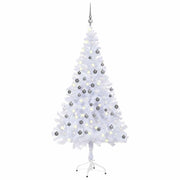Vidaxl kunstkerstboom avec éclairage et balles de Noël 380 branches 150 cm - afbeelding 1