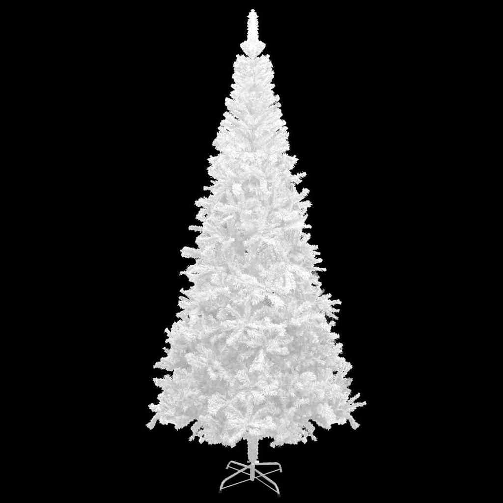 Vidaxl kunstkerstboom avec éclairage et balles de Noël l 240 cm blanc