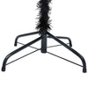 Vidaxl kunstkerstboom avec éclairage et balles de Noël 120 cm PVC noir