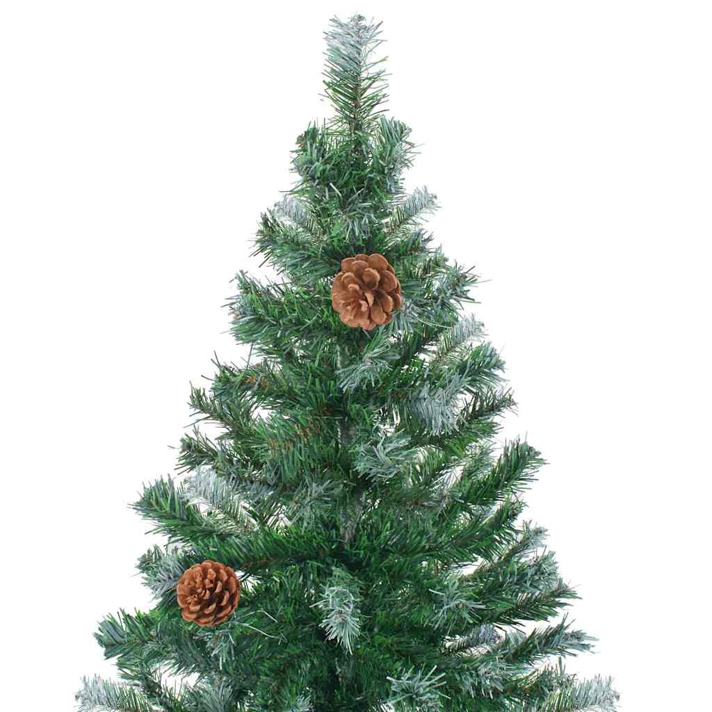 Vidaxl kunstkerstboom avec éclairage balles de Noël pins 180 cm