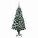 Vidaxl kunstkerstboom avec éclairage balles de Noël pins 210 cm