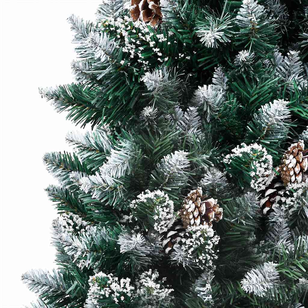 Vidaxl kunstkerstboom avec éclairage balles de Noël pins 210 cm