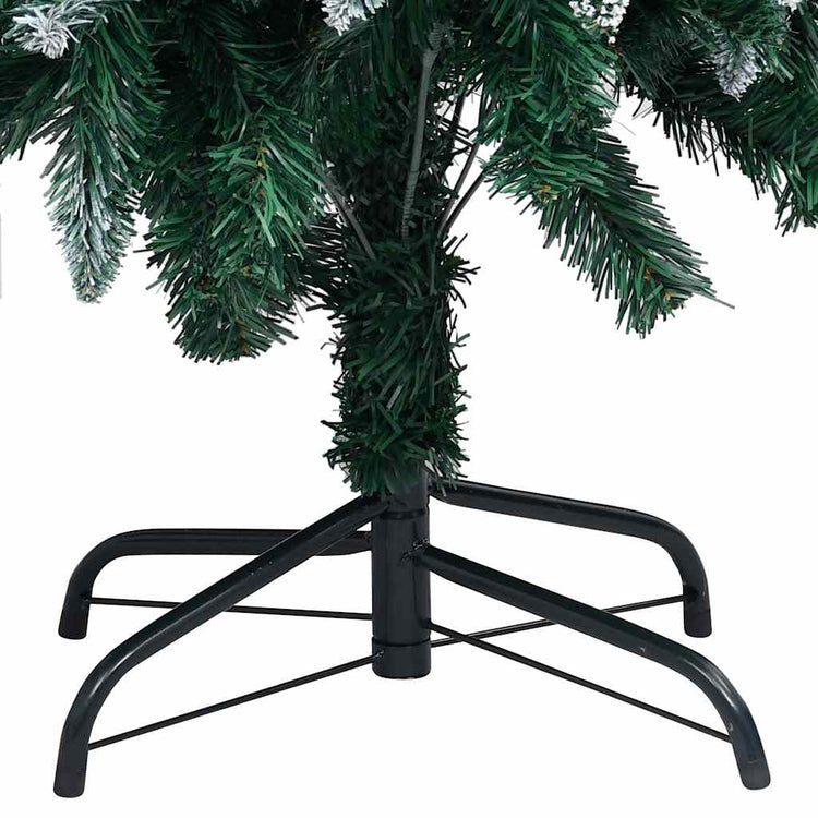 Vidaxl kunstkerstboom avec éclairage balles de Noël pins 210 cm