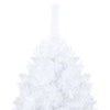 Vidaxl kunstkerstboom avec éclairage et balles de Noël 150 cm PVC blanc