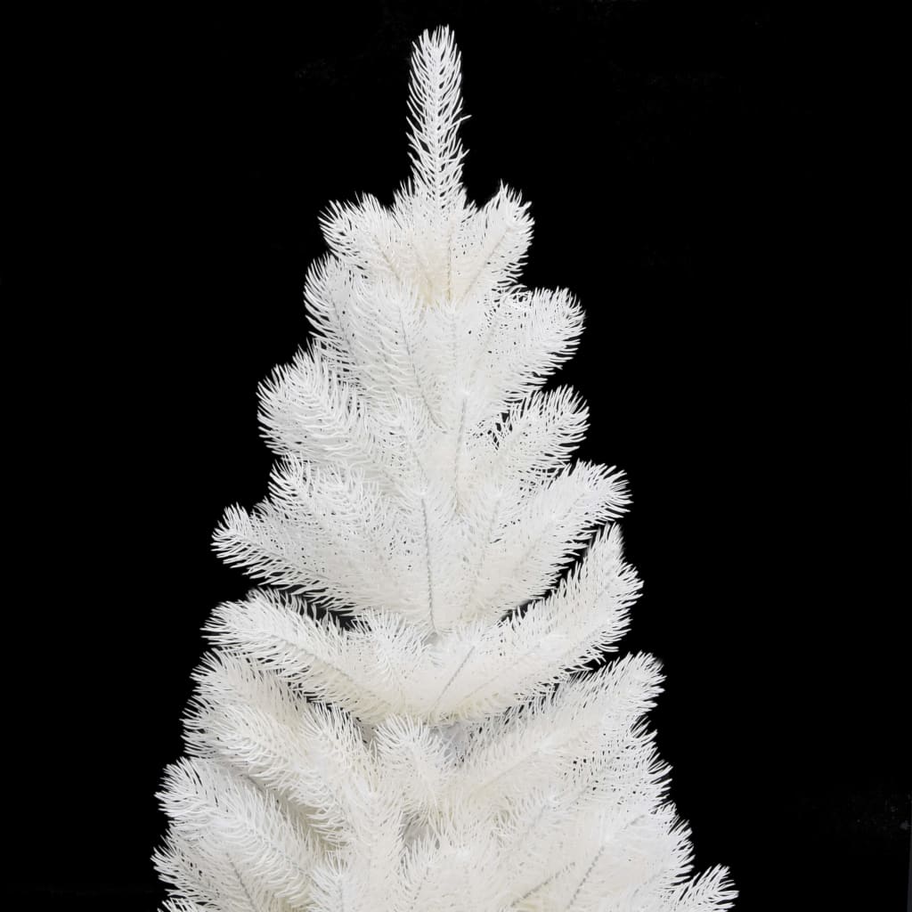 Vidaxl kunstkerstboom avec éclairage et balles de Noël 90 cm blancs