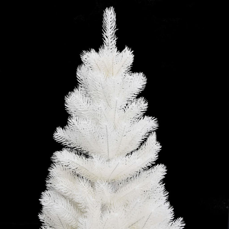 Vidaxl kunstkerstboom avec éclairage et balles de Noël 90 cm blancs