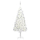 Vidaxl kunstkerstboom avec éclairage et balles de Noël 240 cm blancs
