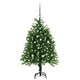Vidaxl Kunstkerstboom avec l'éclairage et les balles de Noël 120 cm verts