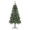 Vidaxl kunstkerstboom avec éclairage balles de Noël cônes 180 c5