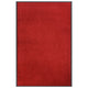 Vidaxl DOORMAT 80x120 cm rouge