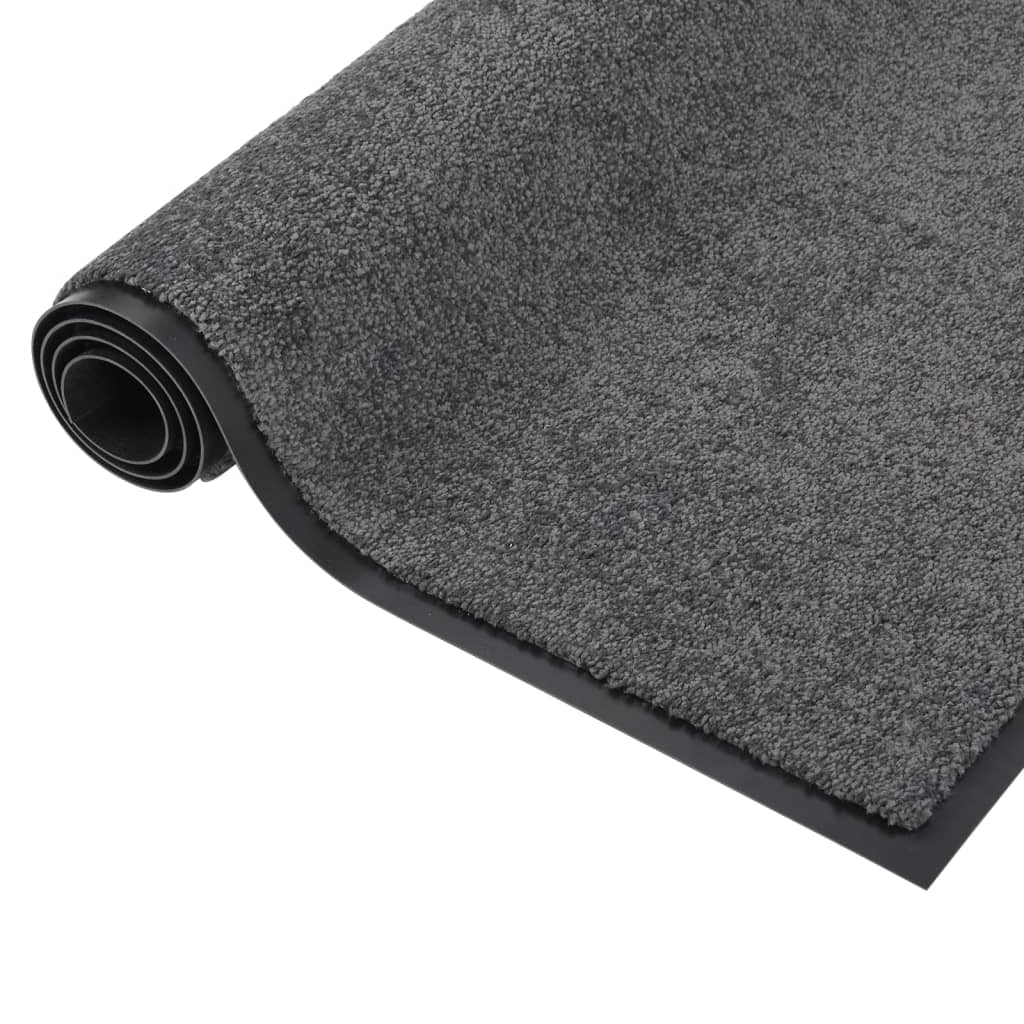 Vidaxl DOORMAT 80x120 cm anthracite -colored