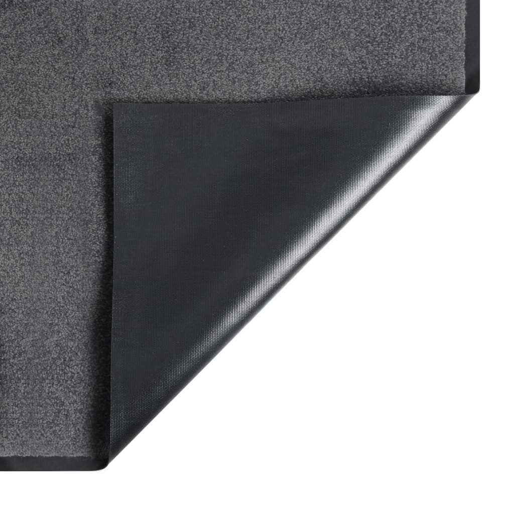 Vidaxl DOORMAT 80x120 cm anthracite -colored