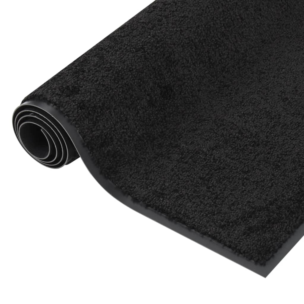 Vidaxl DOORMAT 60x80 cm noir