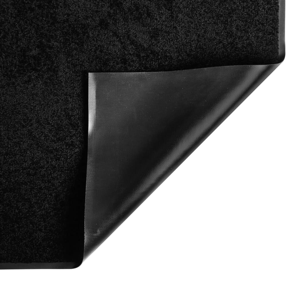 Vidaxl DOORMAT 60x80 cm noir