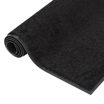 Vidaxl DOORMAT 80x120 cm noir