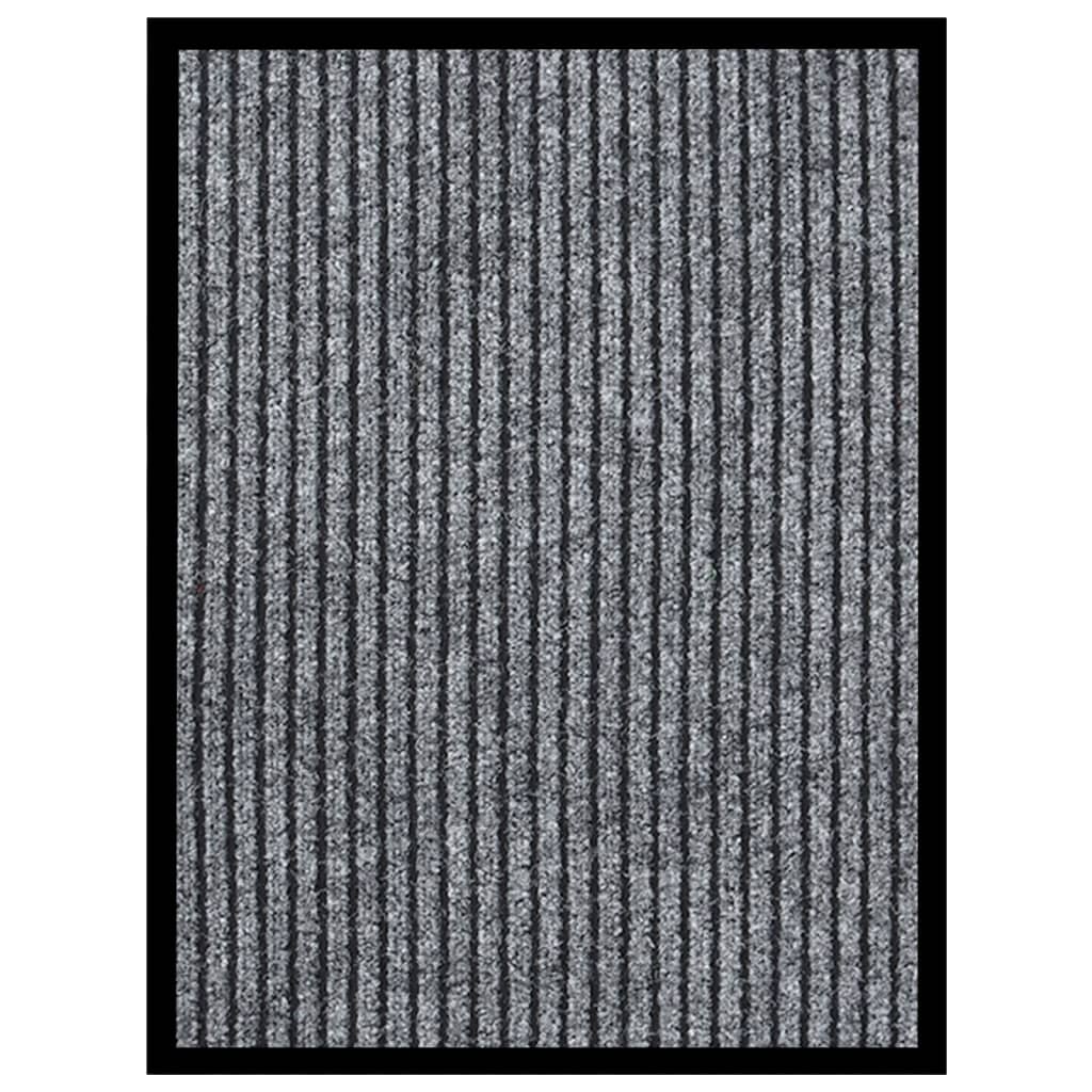 Vidaxl DOORMAT 40x60 cm Gris rayé
