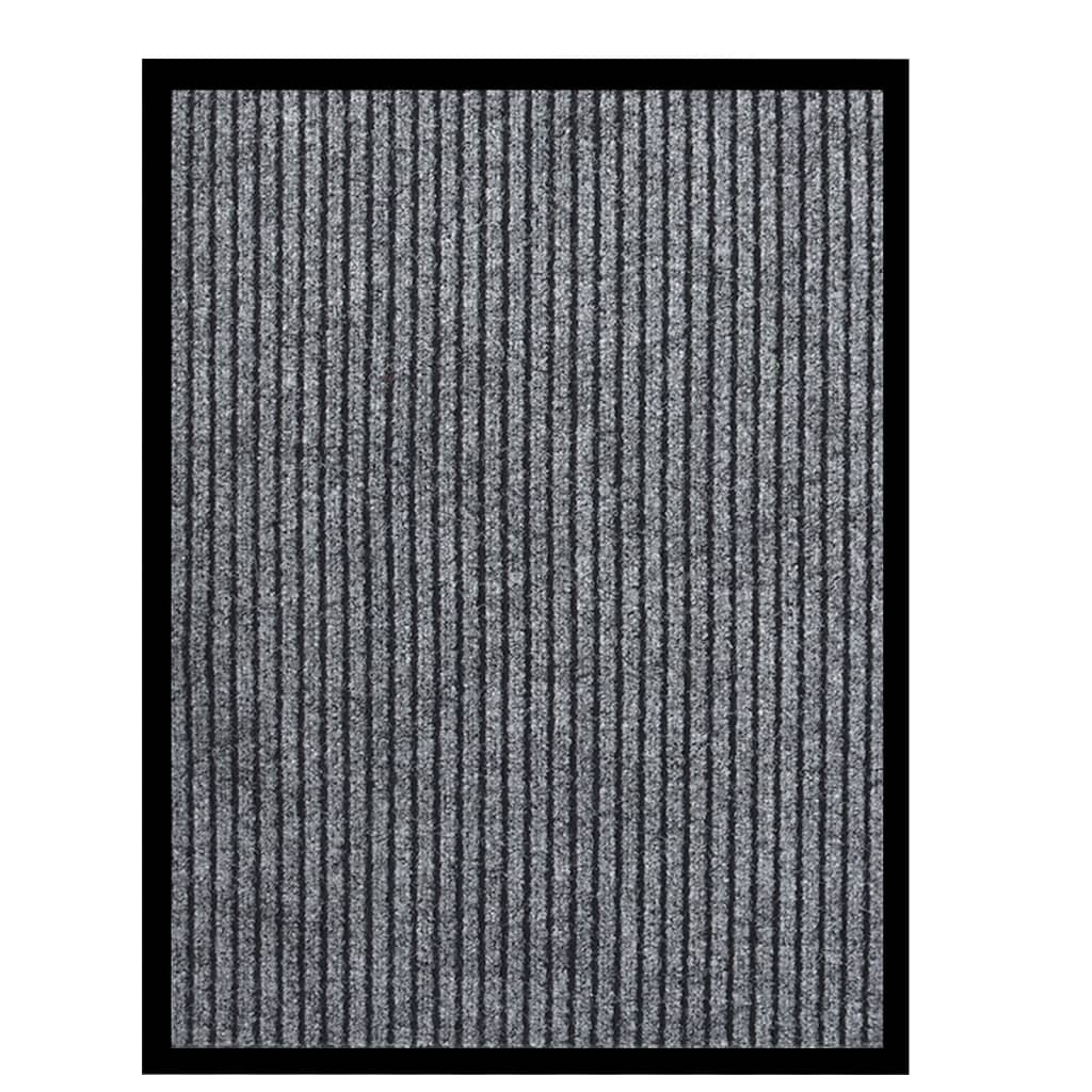 Vidaxl DOORMAT 60x80 cm Gris rayé