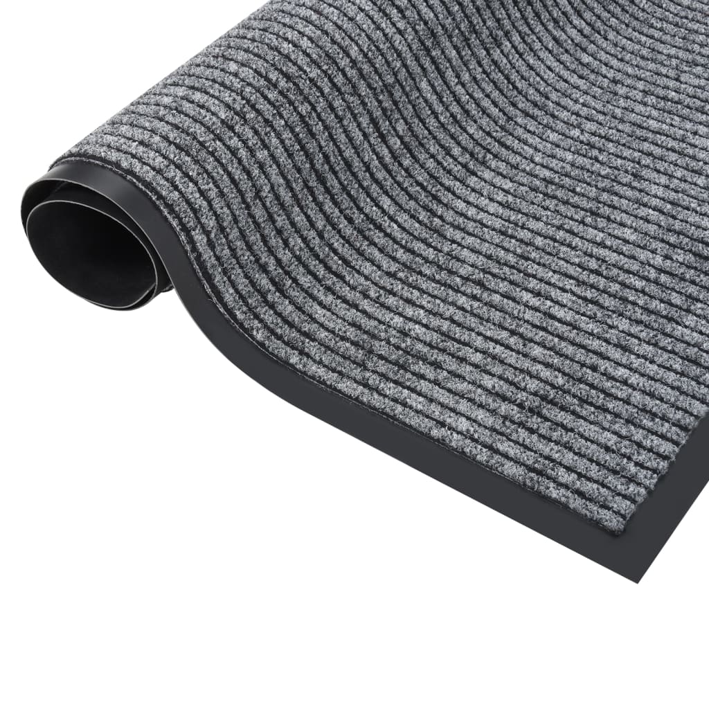 Vidaxl DOORMAT 60x80 cm Gris rayé