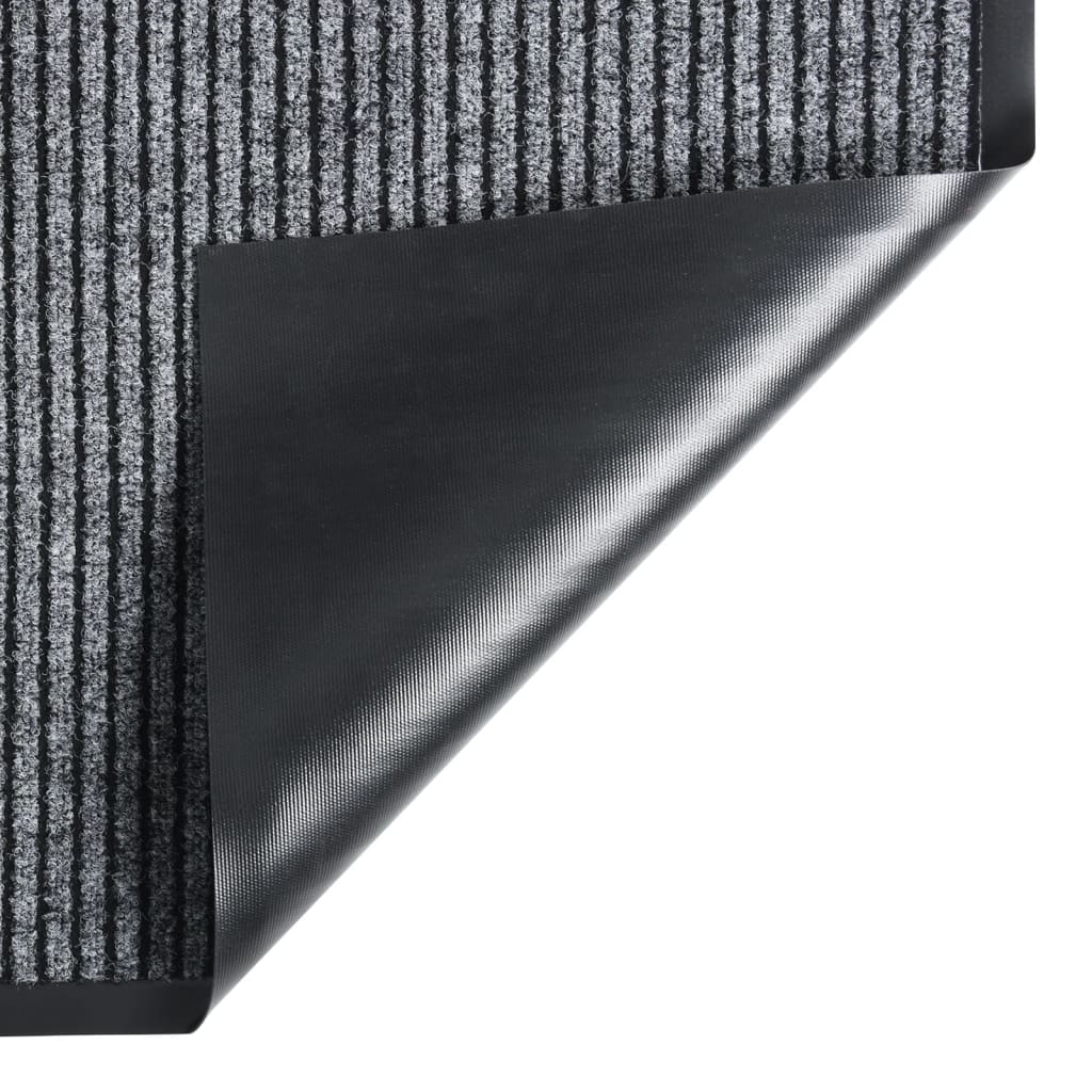 Vidaxl DOORMAT 60x80 cm Gris rayé