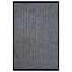 Vidaxl DOORMAT 80x120 cm Gris rayé