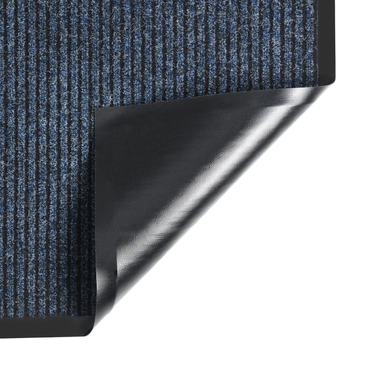 Vidaxl DOORMAT 40x60 cm Bleu rayé