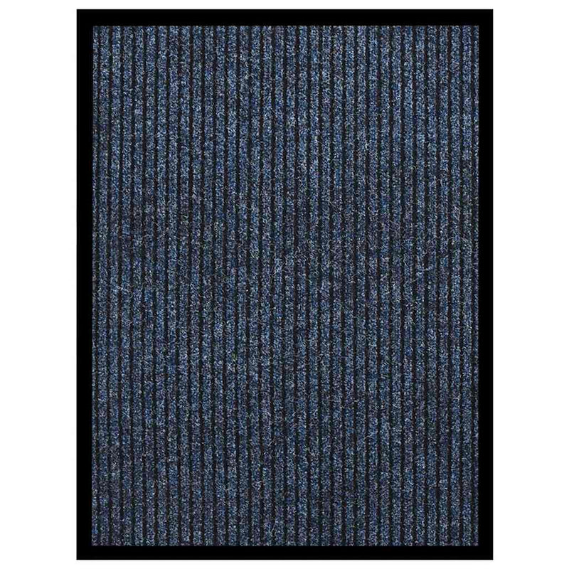 Vidaxl DOORMAT 60x80 cm Bleu rayé