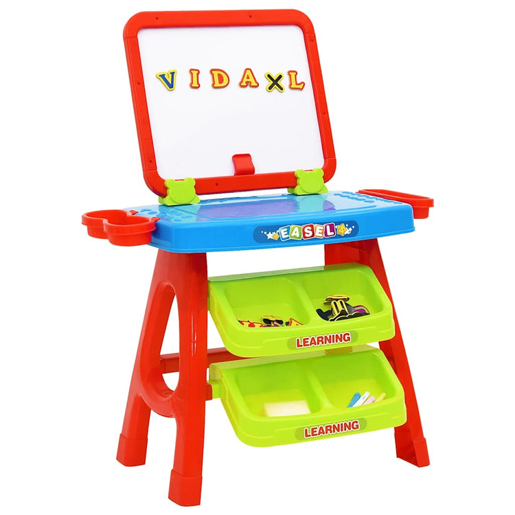 Vidaxl Story Stort for Kids Easel et apprentissage 3-en-1