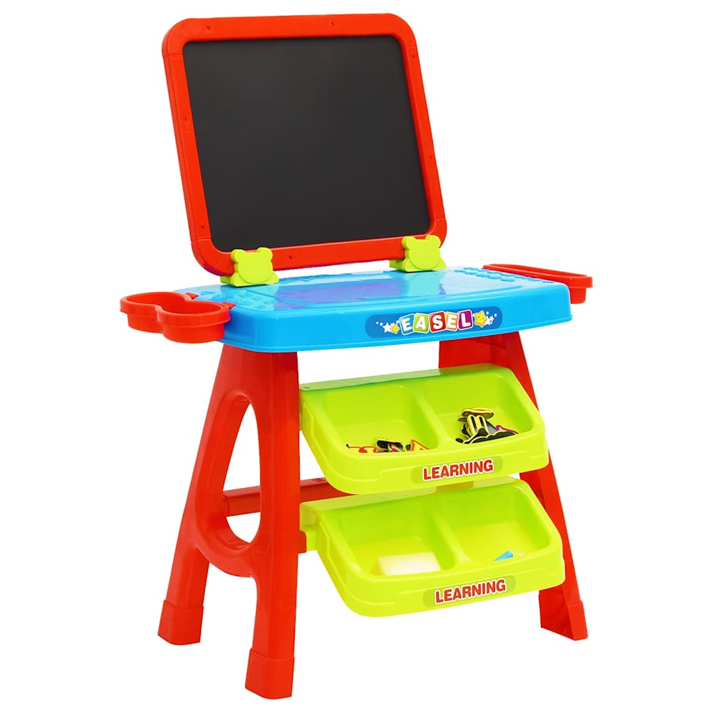 Vidaxl Story Stort for Kids Easel et apprentissage 3-en-1