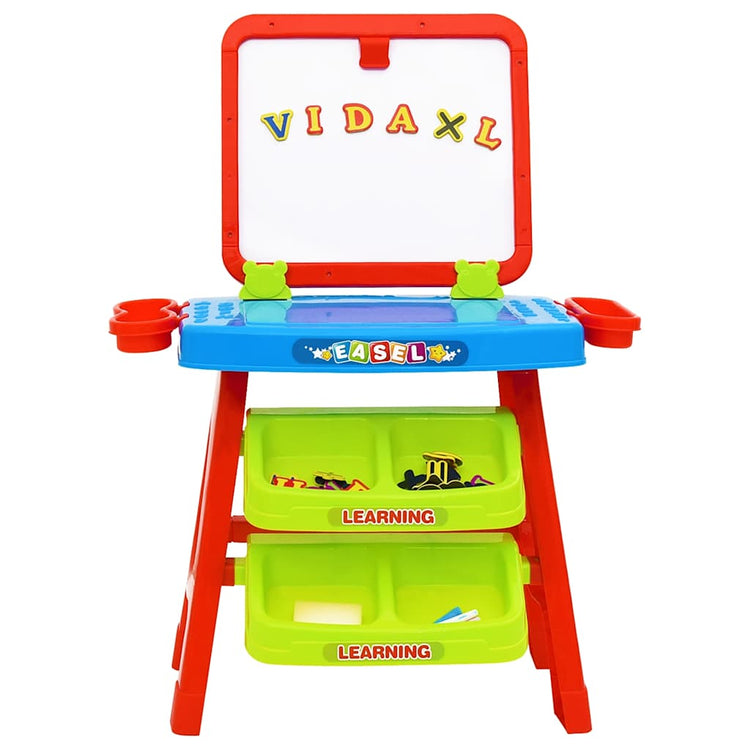 Vidaxl Story Stort for Kids Easel et apprentissage 3-en-1