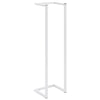 Rack de serviette Vidaxl 25x20x95 cm en acier blanc