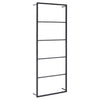 Rack de serviette Vidaxl 45x10x115 cm en acier noir