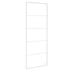 Rack de serviette Vidaxl 45x10x115 cm en acier blanc