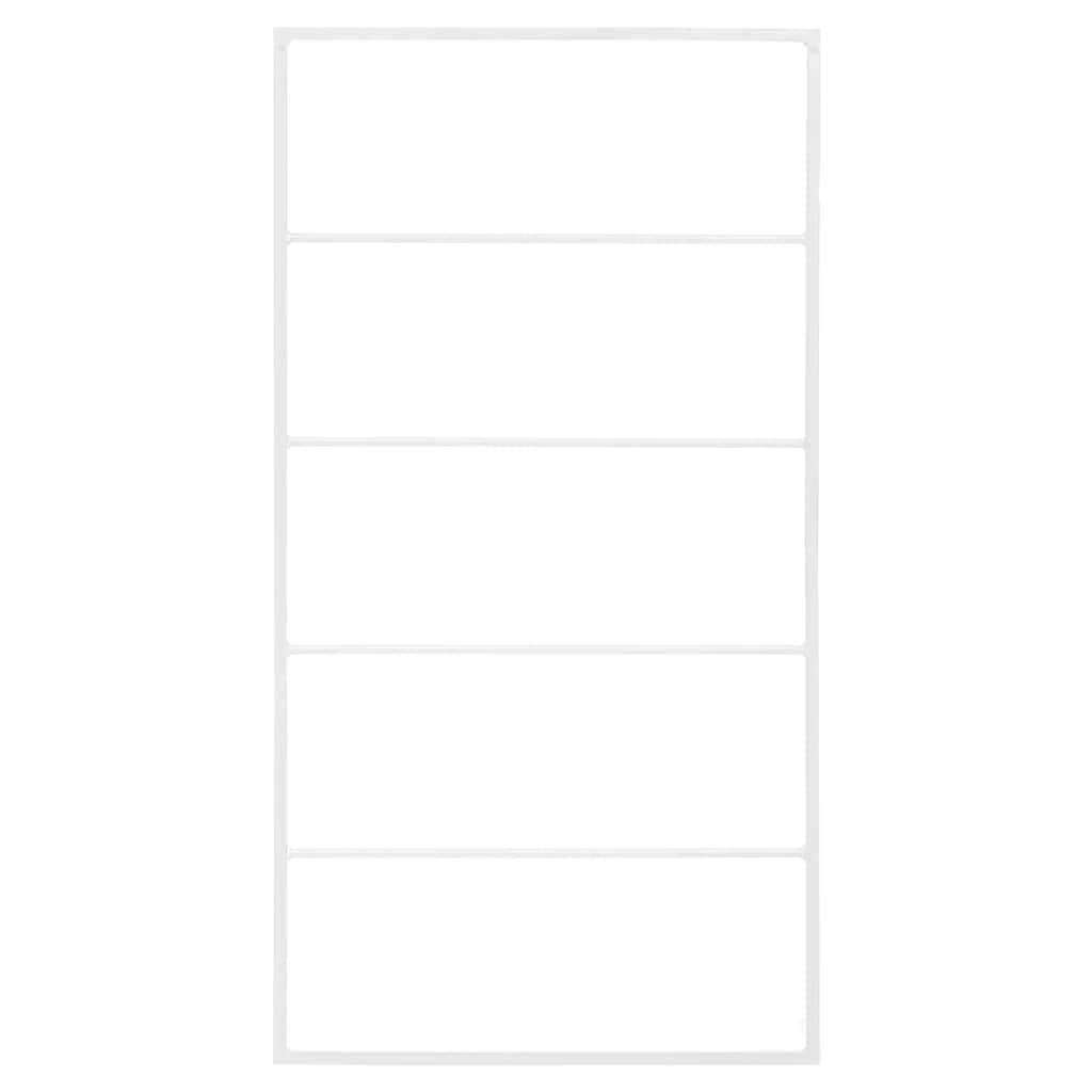 Rack de serviette Vidaxl 60x10x116 cm en acier blanc