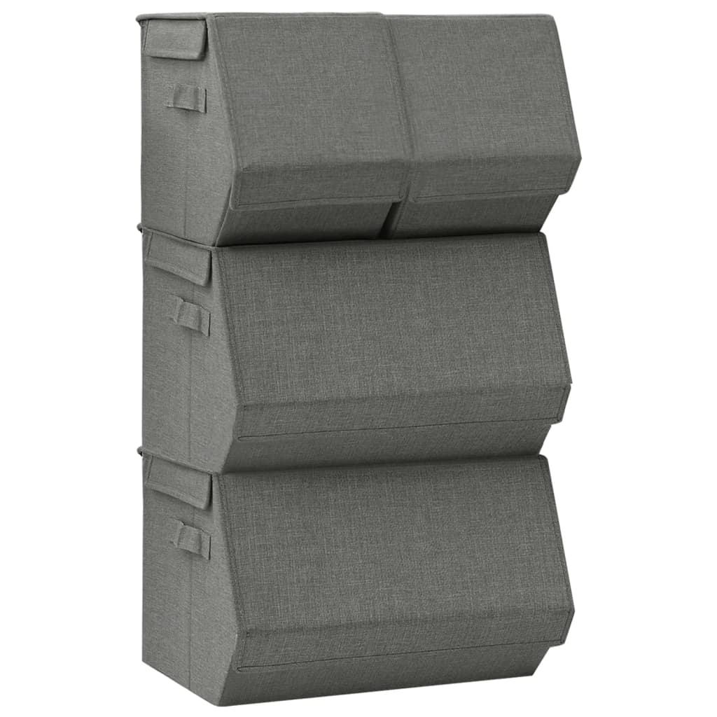 Boîte de rangement Vidaxl 4 pièces ensemble