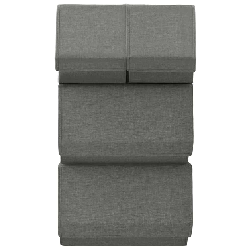 Boîte de rangement Vidaxl 4 pièces ensemble
