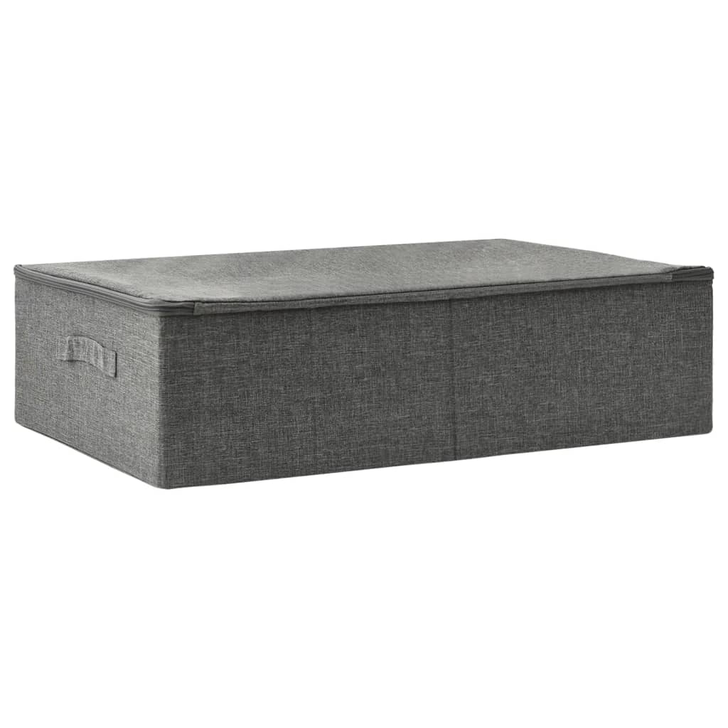 Boîte de rangement Vidaxl 70x40x18 cm Fabric Anthracite -colored