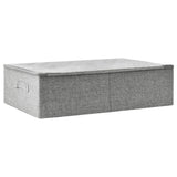 Boîte de rangement Vidaxl 70x40x18 cm Gris de tissu - afbeelding 2