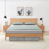 Boîte de rangement Vidaxl 70x40x18 cm Gris de tissu - afbeelding 1