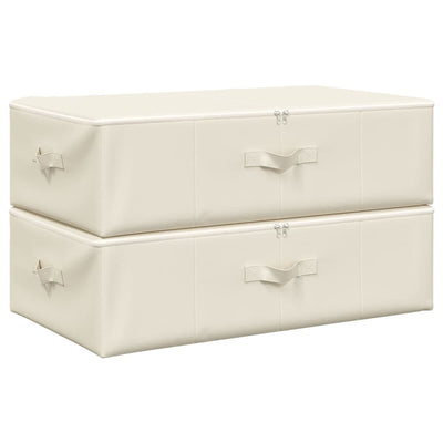 Boîtes de rangement Vidaxl 2 st 70x40x18 cm