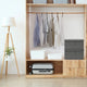 Boîtes de rangement Vidaxl 2 PCS 50x30x25 cm Fabric Anthracite -colored