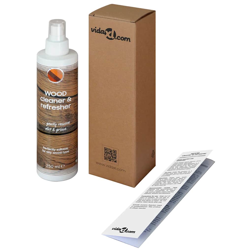 Vidaxl Wood Cleaner et Frisher 250 ml
